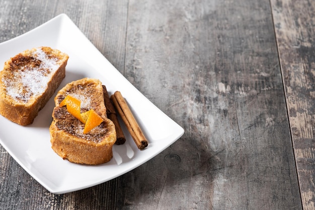 Traditionele zelfgemaakte Spaanse torrijas