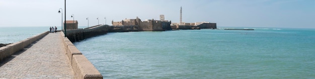 Trafalgar's lighthouse in Cadiz