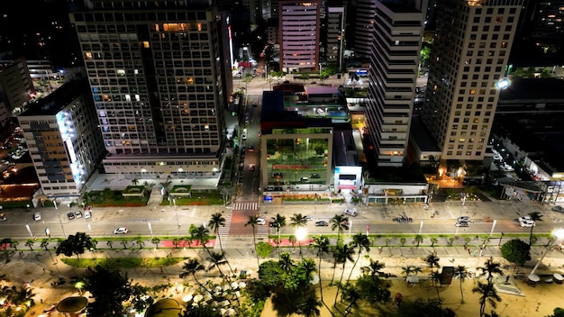 Traffic Avenue At Fortaleza In Ceara Brazil