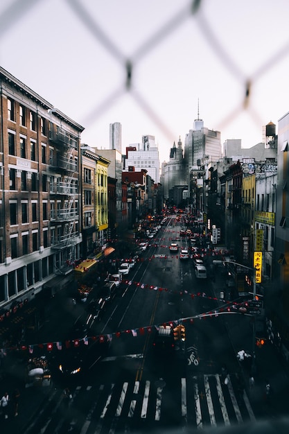 traffic on city street