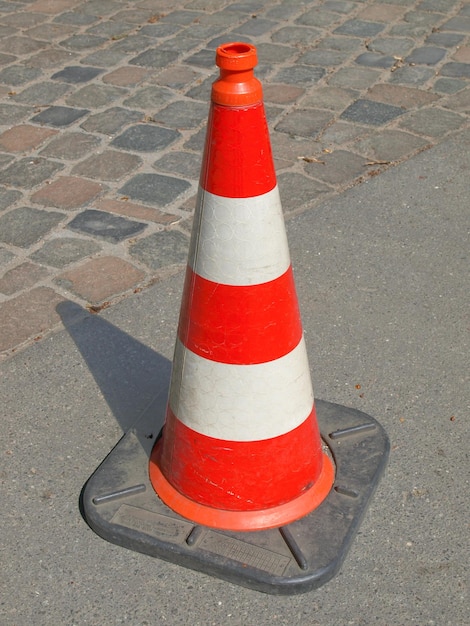 Traffic cone sign