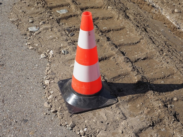 Traffic cone sign