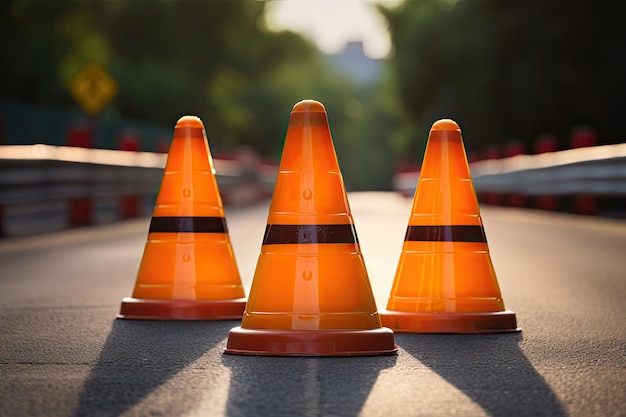 Photo traffic cones