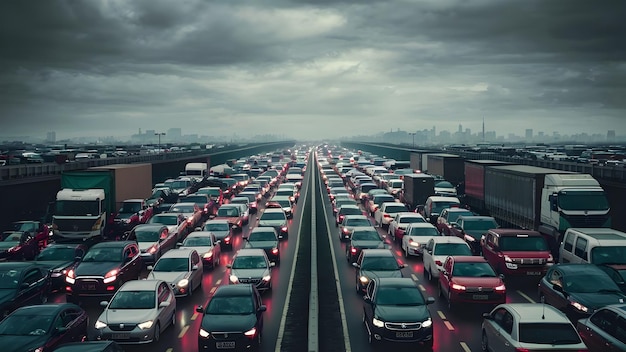 Traffic Jams on Highway