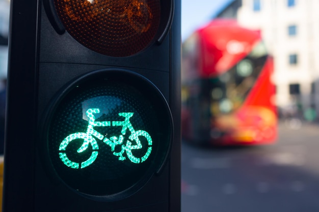 Traffic light for bicycles