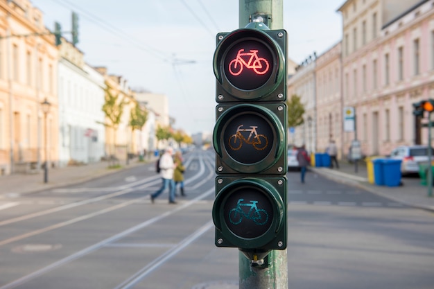 Фото Светофор для велосипедов