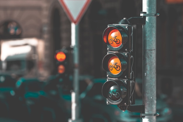 Photo traffic lights for cyclists