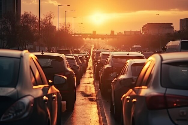 写真 高速道路での交通