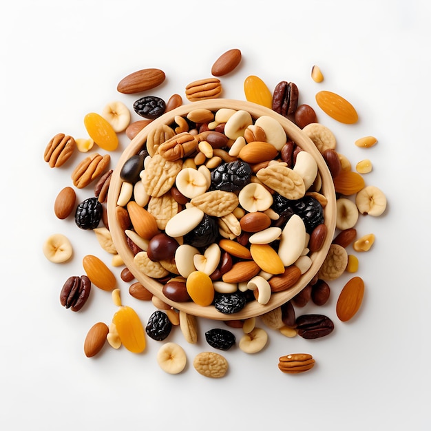 Trail Mix on a white background