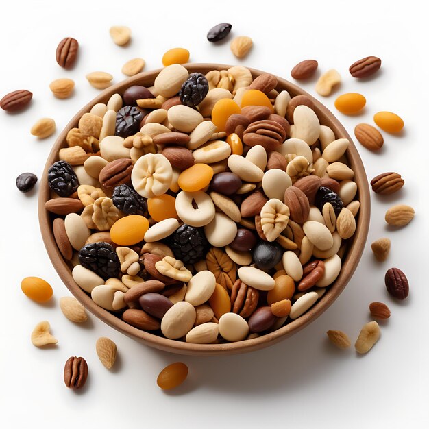 Trail Mix on a white background