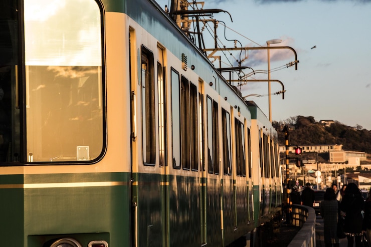Photo 空に向かう列車