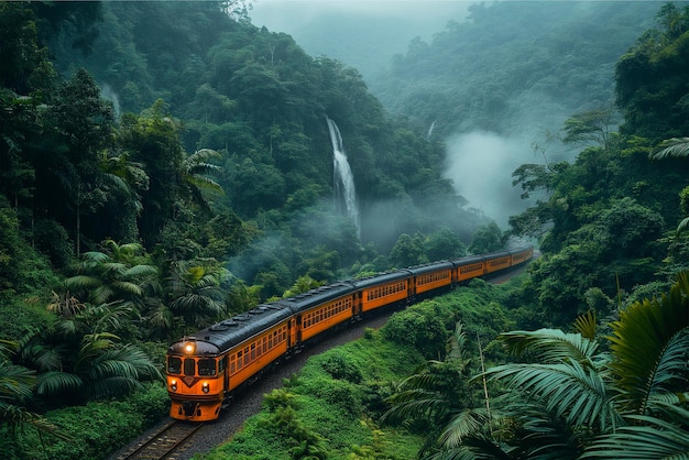 Train in the jungle