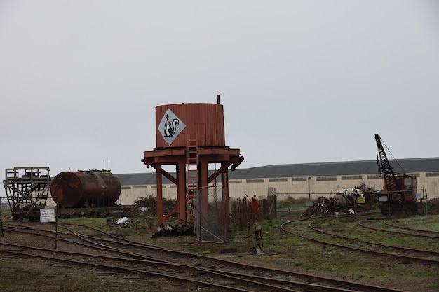 Train Museum in Mendocino in California