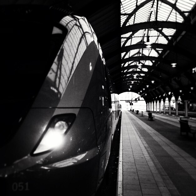 Train at night