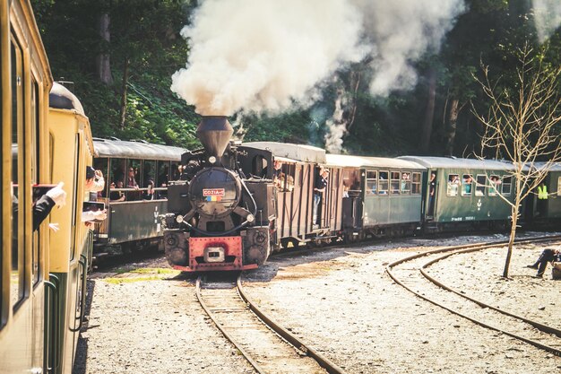 写真 鉄道線路の列車