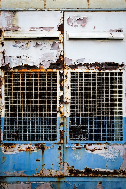 train radiator grill background