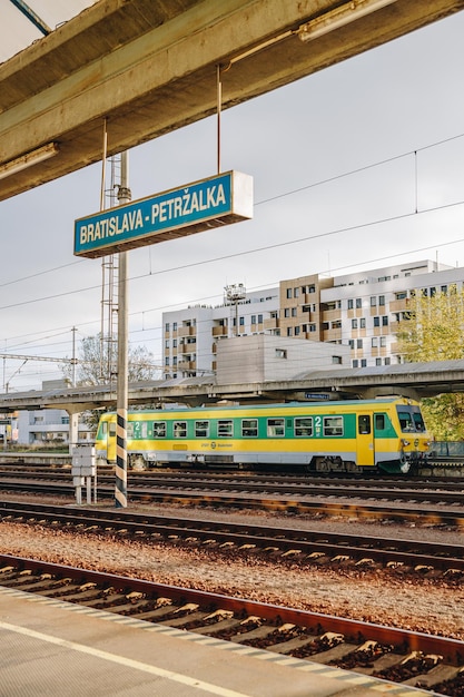 Train Station in Bratislava Slovakia