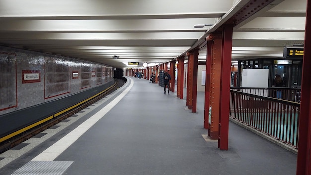 Photo train station in germany