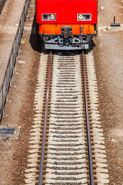 Treno alla stazione di vilnius