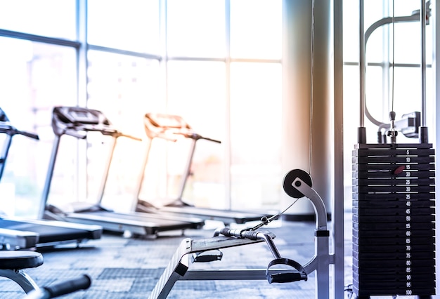 The training apparatus in the gym