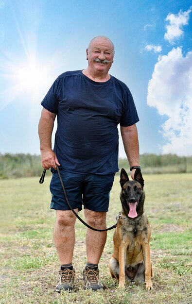 Training of belgian shepherd