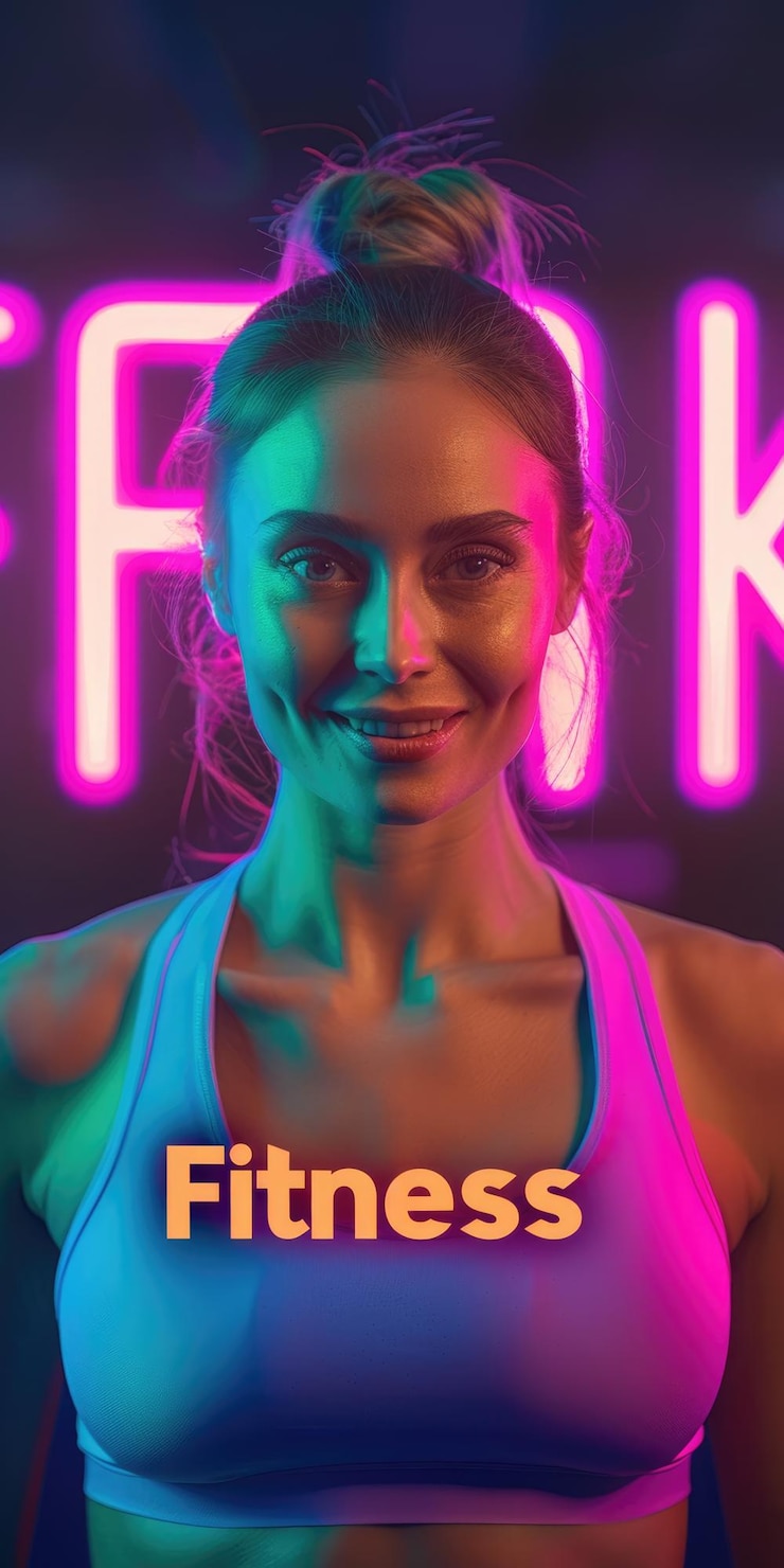 Photo training at home with a professional fitness