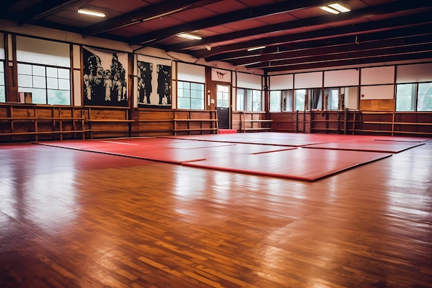 Trainingsmatten en vechtsporten in dojo