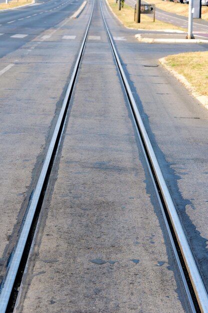 Foto strada per tram