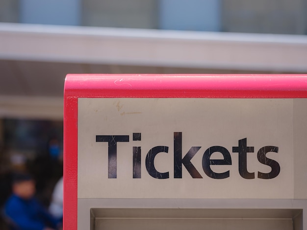 Tram ticket machine in Basel