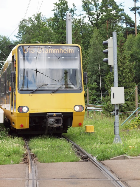 Tram train in Berlin