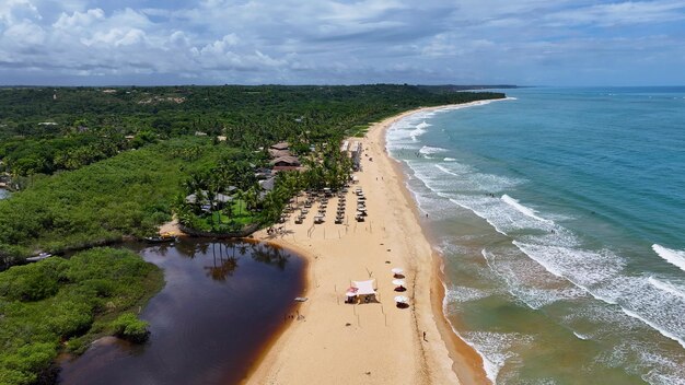 Trancoso Beach In Trancoso Bahia Brazil Discovery Coast