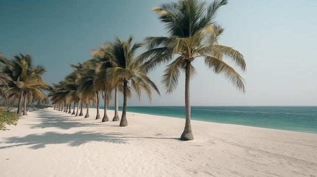 Tranquil bay with golden sands