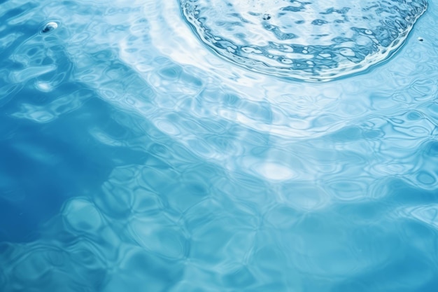 Tranquil Bliss Увлекательная текстура голубой воды с рябью Освежающий спа-ретрит