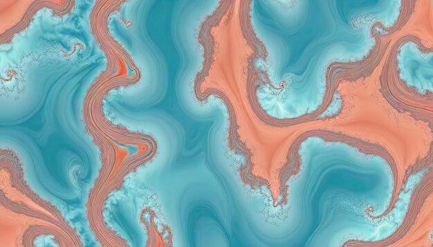 Tranquil Celestial Hues A Serene Wallpaper of Quasar Light Sky Blue Aquamarine and Dark Salmon