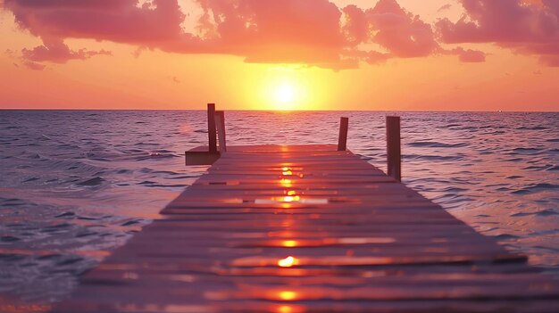 写真 湖辺の静かな夕方