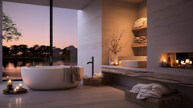 Tranquil Haven Embracing Luxury in the Bathroom