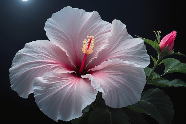 Tranquil Hibiscus Serenity