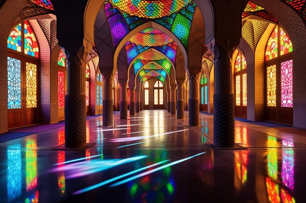 Tranquil Mosque Garden