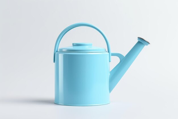 Photo tranquil oasis blue watering can