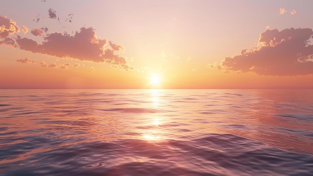 Tranquil Ocean Sunrise