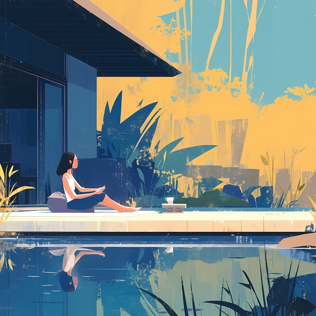 Tranquil Poolside Escape