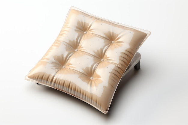 색 또는 PNG 투명한 배경에 Tranquil Serenity 베이지와 색 의자 베개