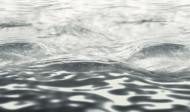 Tranquil Water Surface Texture with Ripples and Splashes