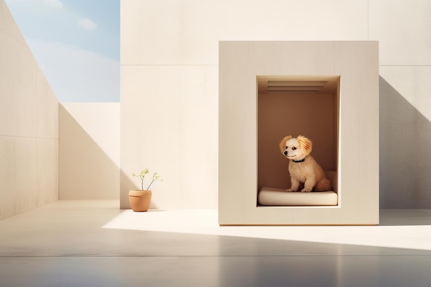 TranquilHaven_MinimalistDogHouse (トランキールヘイブン・ミニマリスト・ドッグハウス)