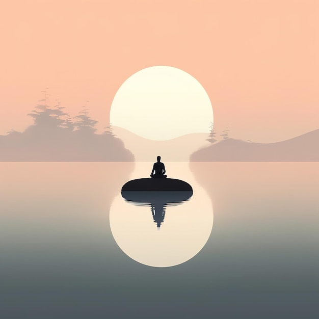 Photo tranquillity background