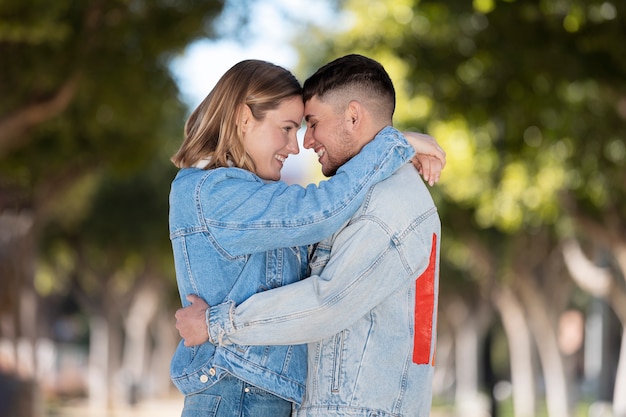 Trans couple spending quality time together