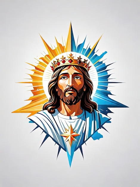 초월적 인 위엄 의 왕 예수 그리스도 로고