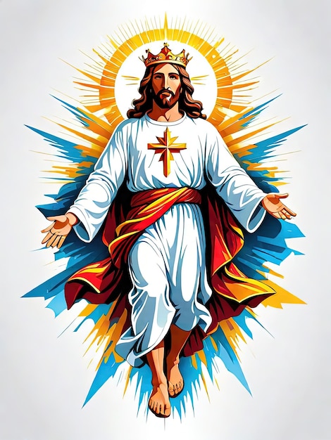 Transcendente Majesteit Koning Jezus Christus Logo