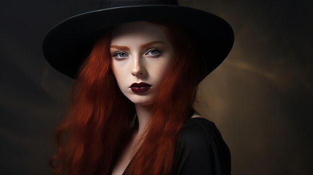 Photo transcending stereotypes embracing myself as a redheaded cowgirl goth witch