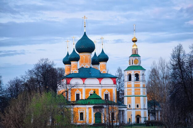 Спасо-Преображенская церковь в Угличе Ярославской области в России.